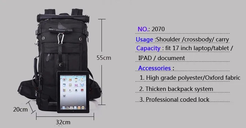 KAKA Orion 2070 Waterproof Polyester Backpack