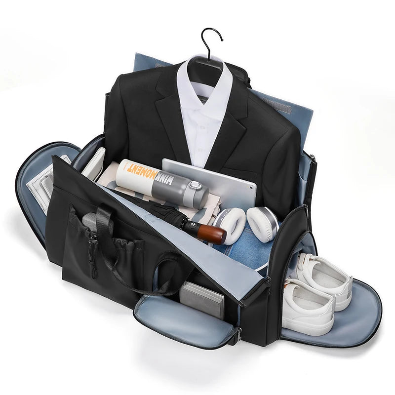 Mingao 233023 Large Capacity Cylinder Gym Duffle Bag - view 2