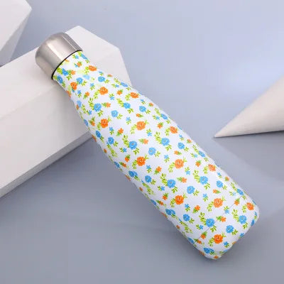500ml Stainless Steel Vacuum Insulated Flask – Cola Shape Sports Bottle – 12