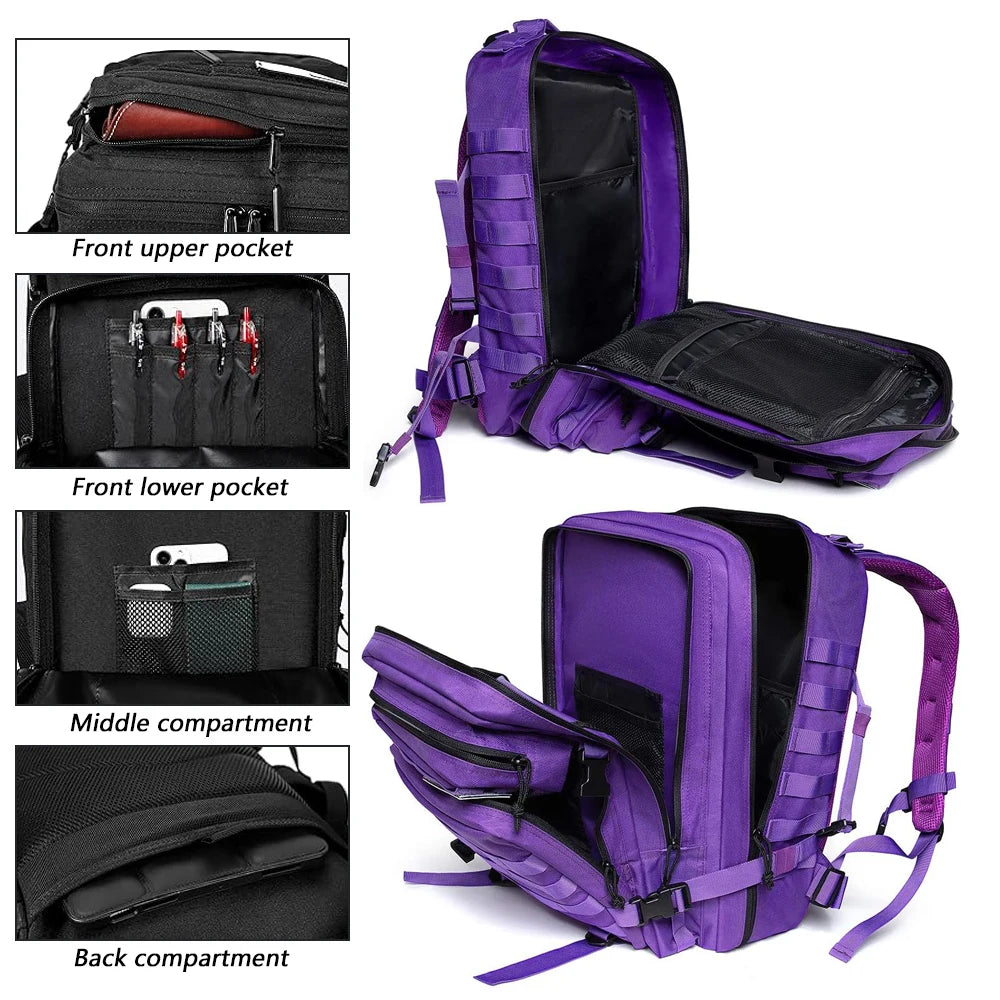 Hong BM-24M693 45L Waterproof Nylon Tactical Backpack