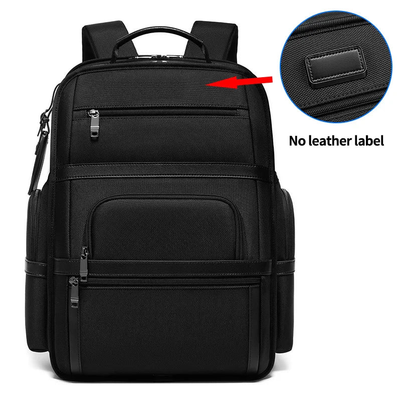 Mingao 241088 Waterproof Business Travel Laptop Backpack - Black (No Logo)
