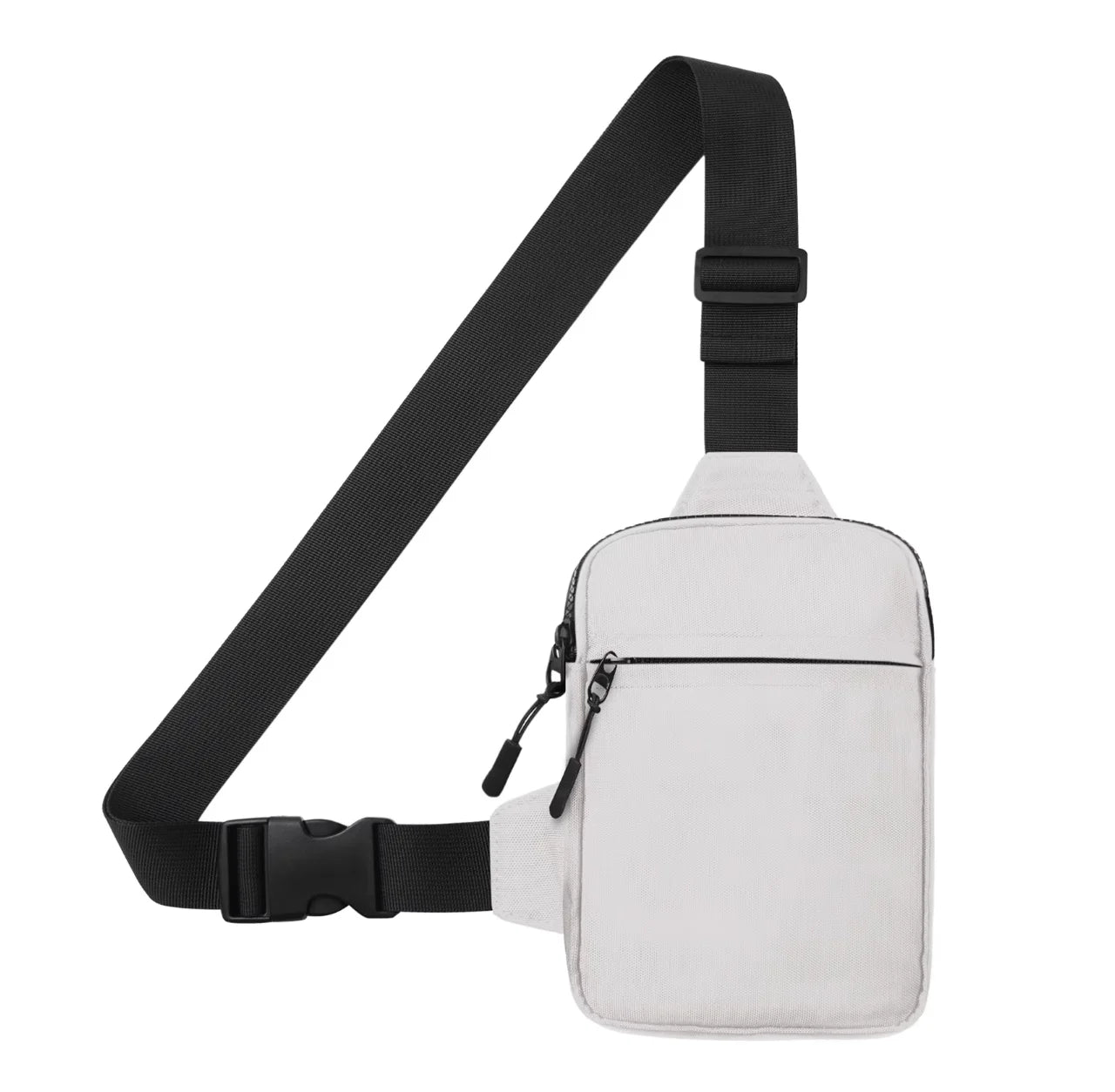 Backper Capella Mini Square Sling Messenger — White