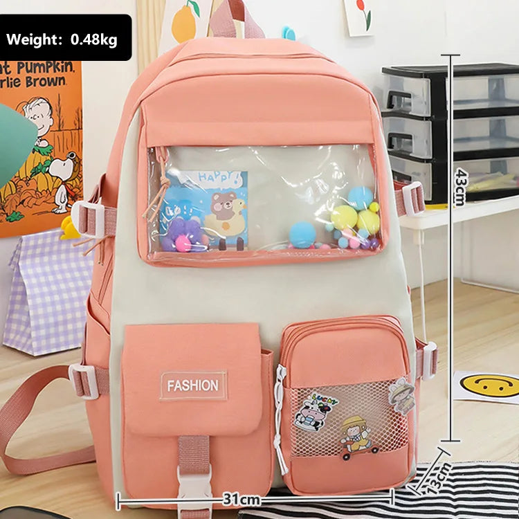 Keman KMAYY559 Cartoon Kids Waterproof School Backpack