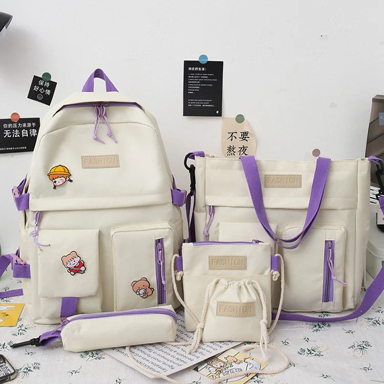 Keman KMAyy2372 Cartoon Kids Waterproof School Backpack