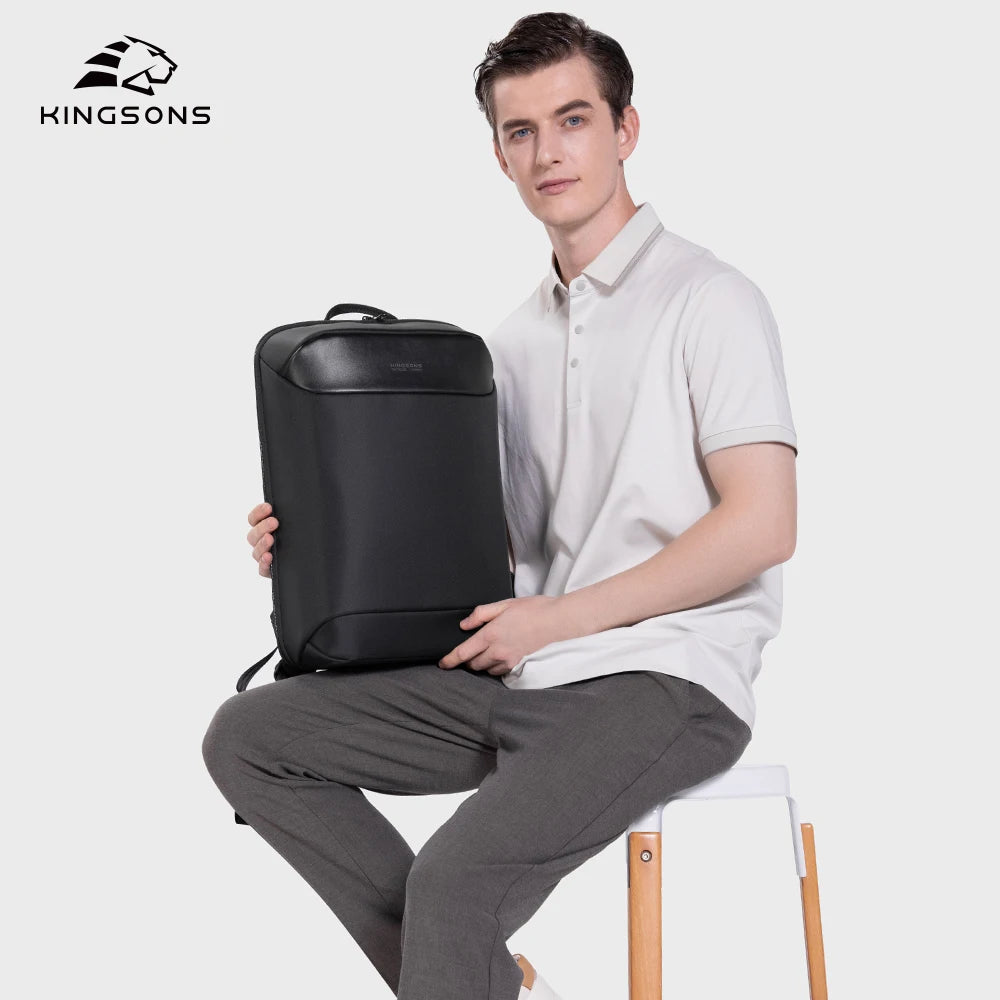 Kingsons waterproof travel backpack — back panel