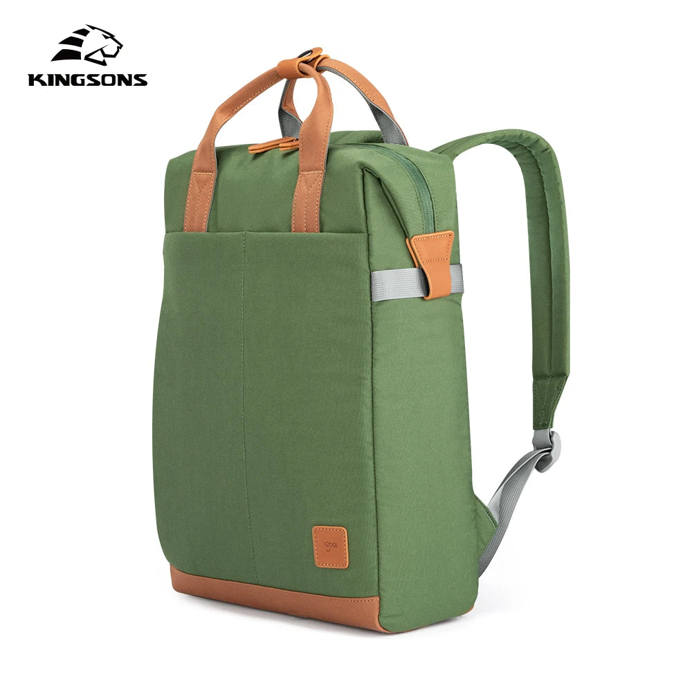 Kingsons women's school backpack — interior compartment