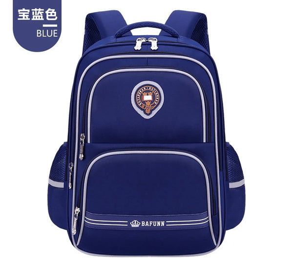 Lily Oxford school backpack deep blue