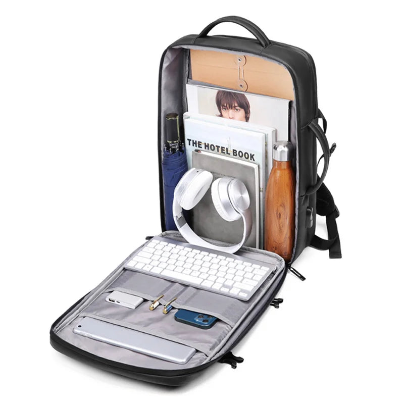 Mingao 2026 Anti-Theft USB Waterproof Business Laptop Backpack