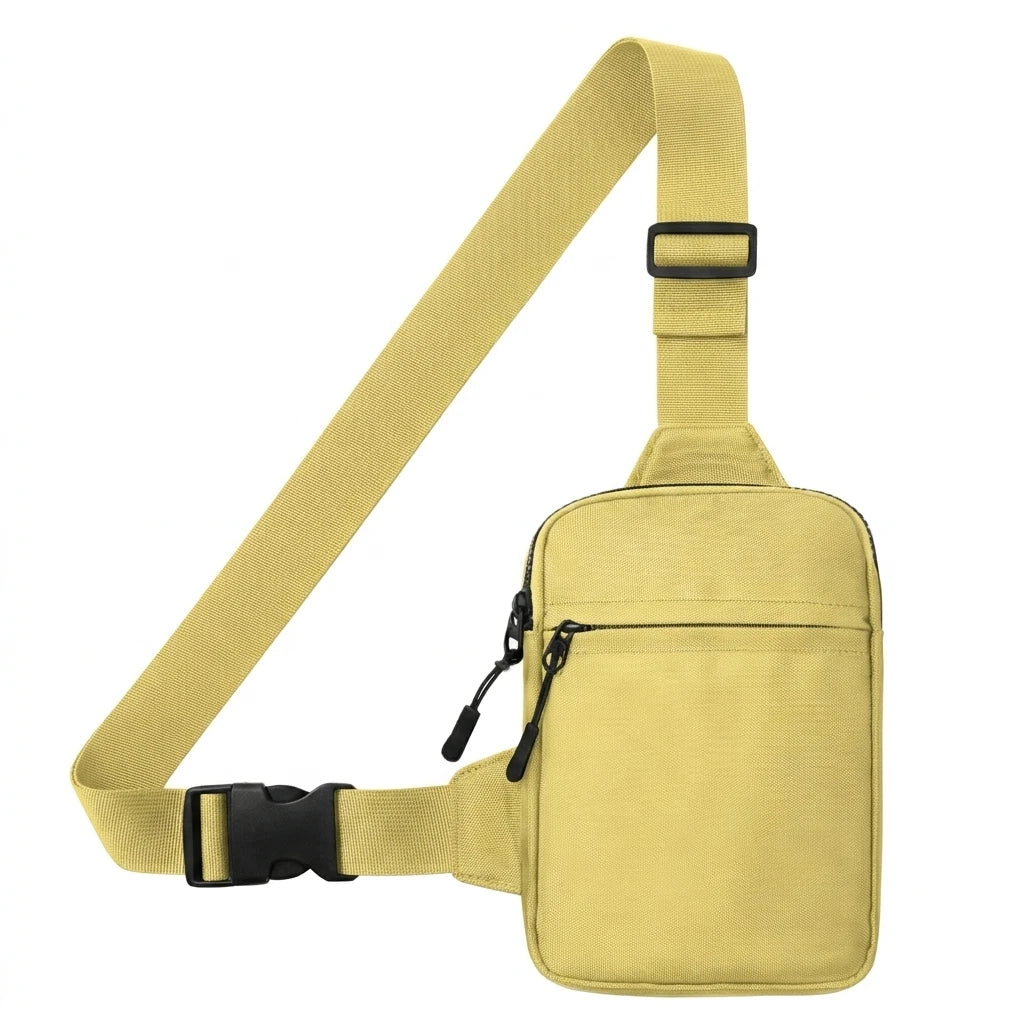 Backper Procyon Blank Mini Phone Card Sling — Butter Yellow