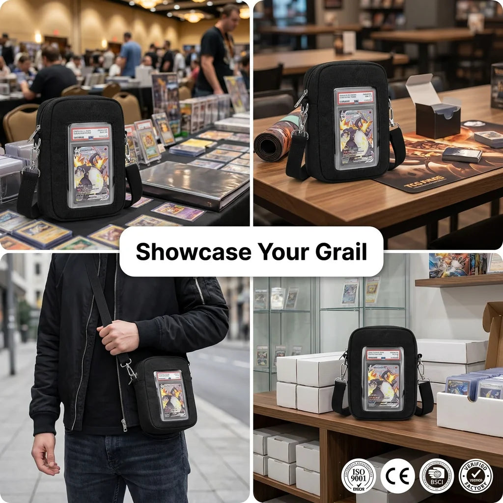 Backper Lacerta Graded Card Crossbody — detail view