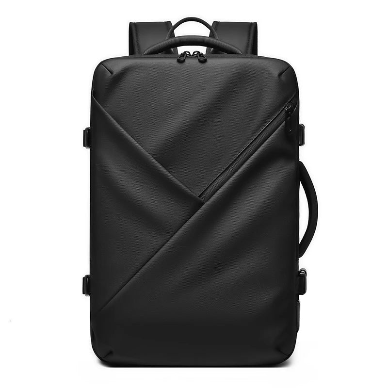 Mingao 241054 Expandable USB Travel Laptop Backpack - Black