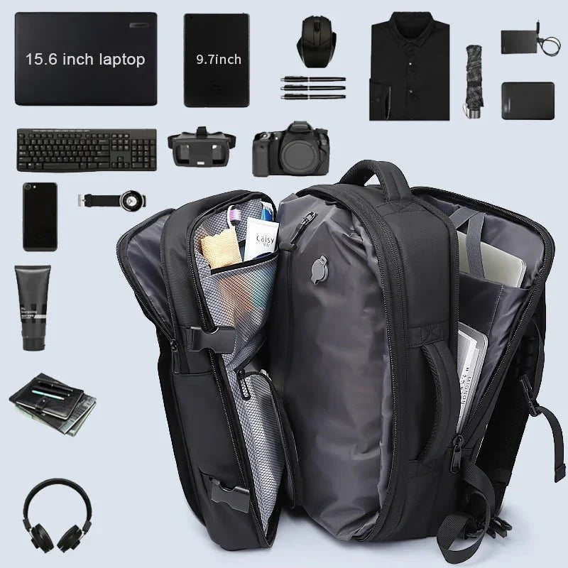 Backper Stella Expandable Polyester Backpack — lifestyle shot