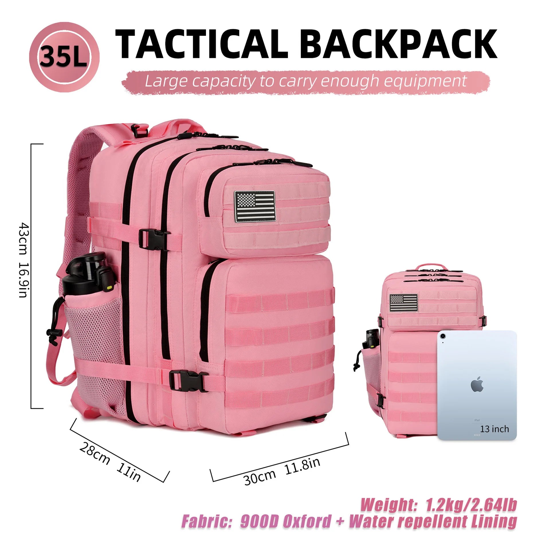 Hong BM-24M667 45L Waterproof Oxford Tactical Backpack