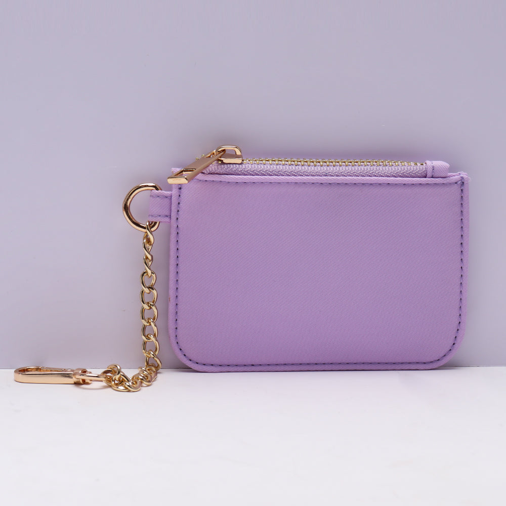 Backper Sagitta Mini Nylon Coin Purse & Key Wallet — Lilac