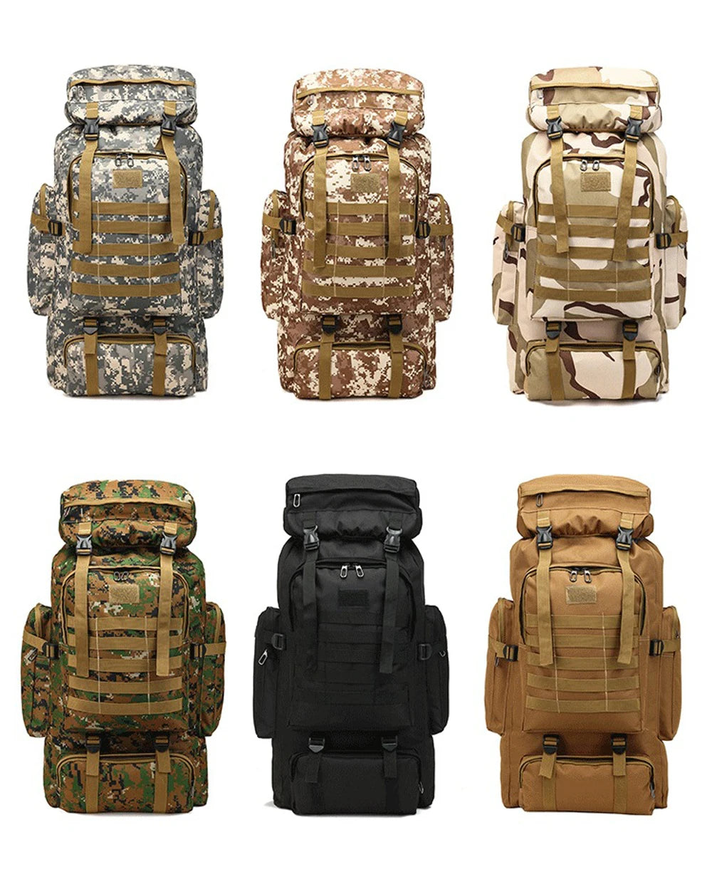 Hong BM-24M449 80L Waterproof Camouflage Tactical Backpack - detail 2