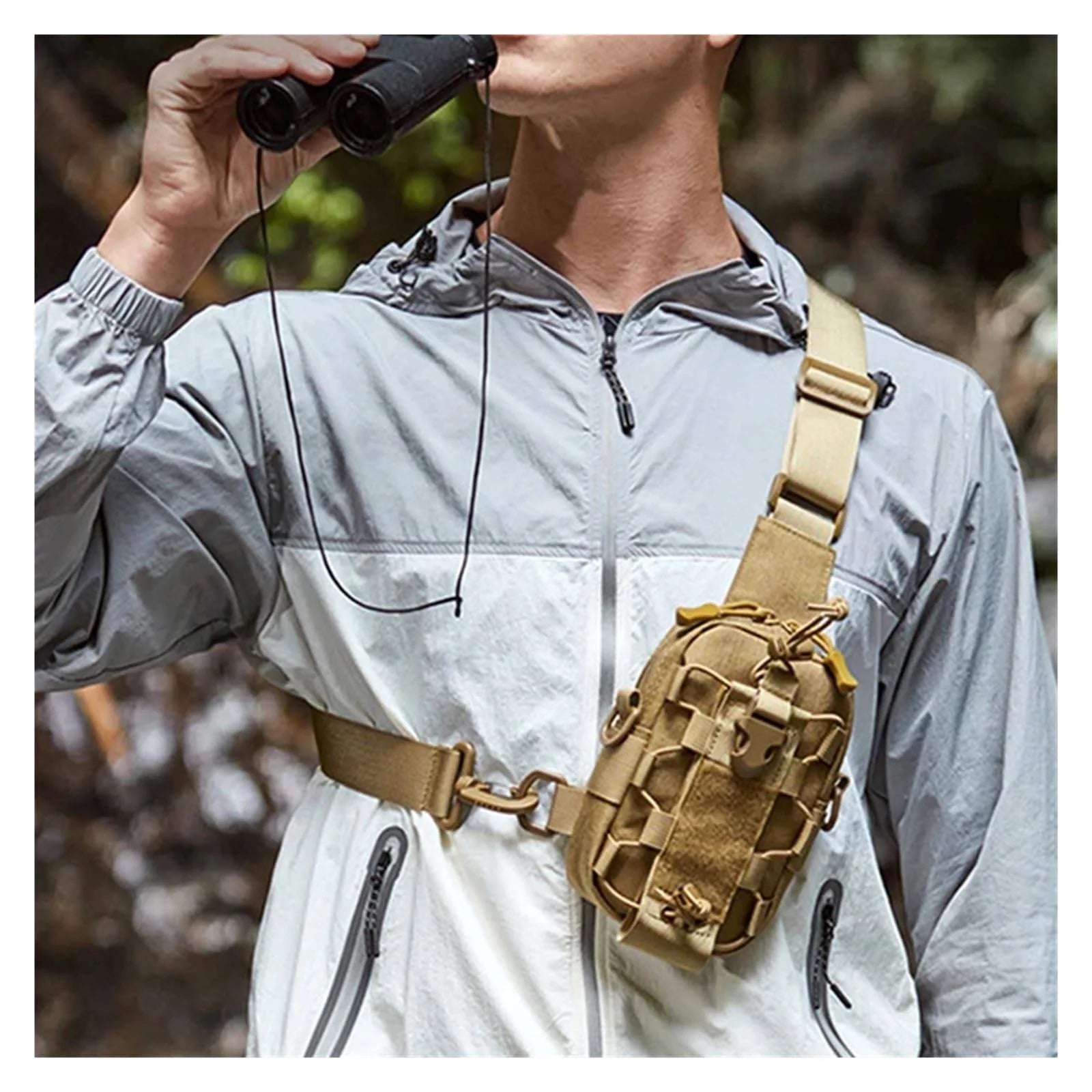 Hong BM-012 Tactical MOLLE Chest Sling Bag - detail 4
