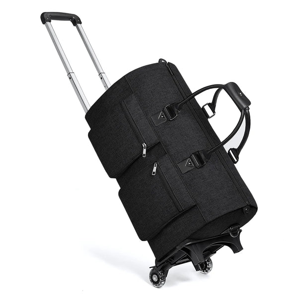 Mingao 233028-0 Wheeled Foldable Garment Travel Duffle Bag
