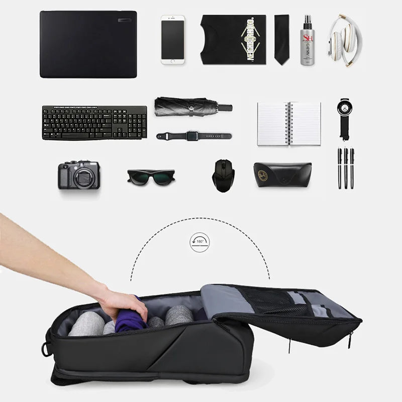 Mingao 2018 USB Anti-Theft Business Laptop Backpack