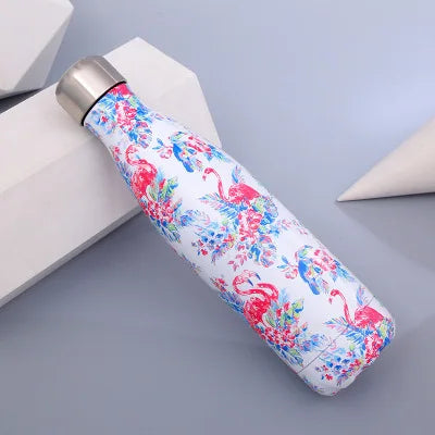 500ml Stainless Steel Vacuum Insulated Flask – Cola Shape Sports Bottle – 14