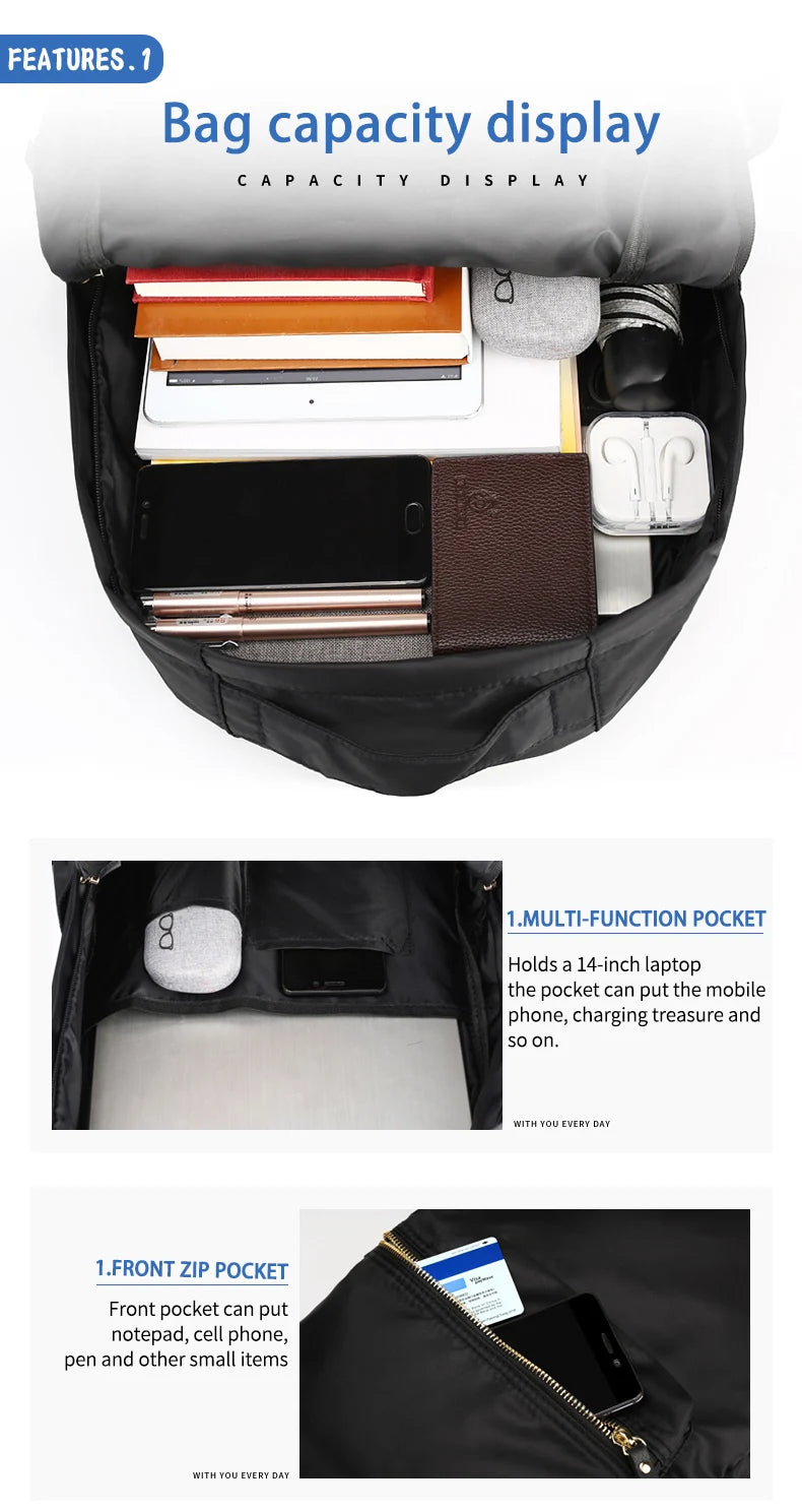 Mingao ML050 Japanese-Style Waterproof School Backpack - detail 4