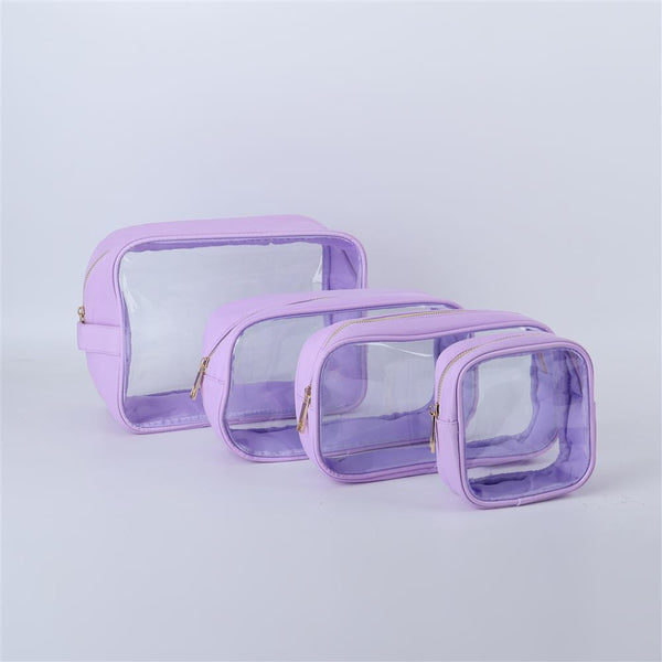 Backper Delphinus Clear Swim & Pool Travel Pouch — Lilac