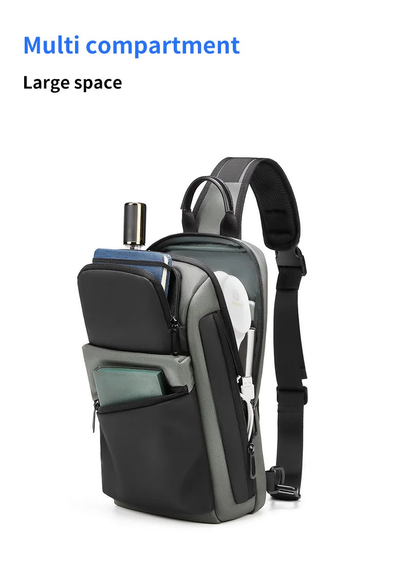 Mingao 1212 Multifunctional Crossbody Sling Chest Bag - detail 4