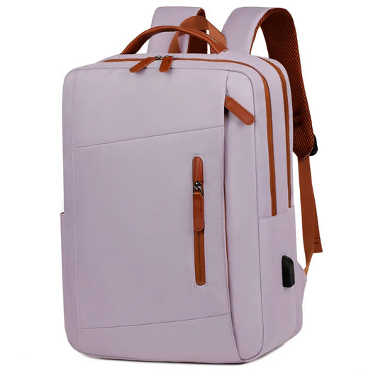 Megaclite laptop backpack in beige