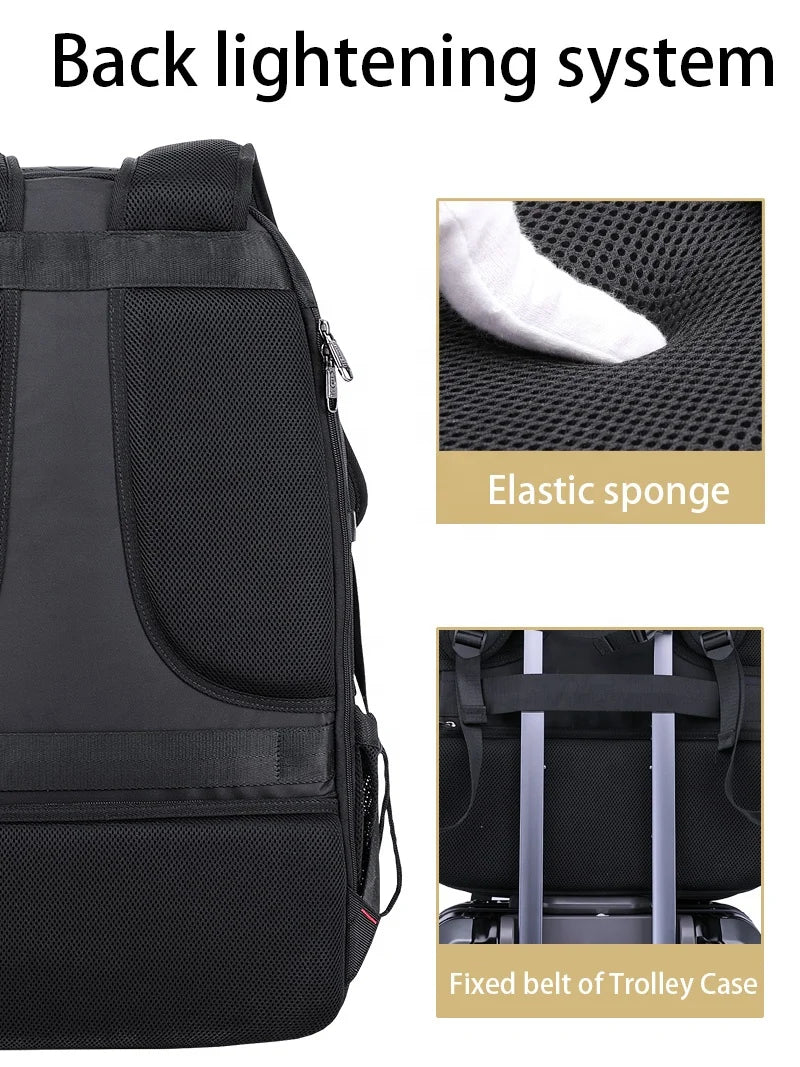 Mingao ML9117 56-77L USB Outdoor Travel Hiking Backpack