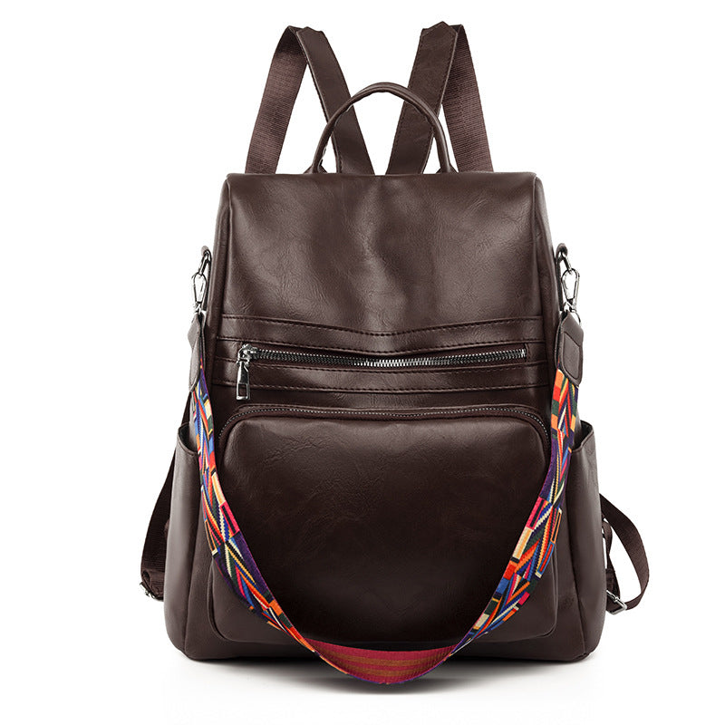 Peridot backpack Coffee colorway