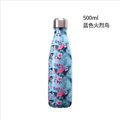 500ml Stainless Steel Vacuum Insulated Flask – Cola Shape Sports Bottle – 15