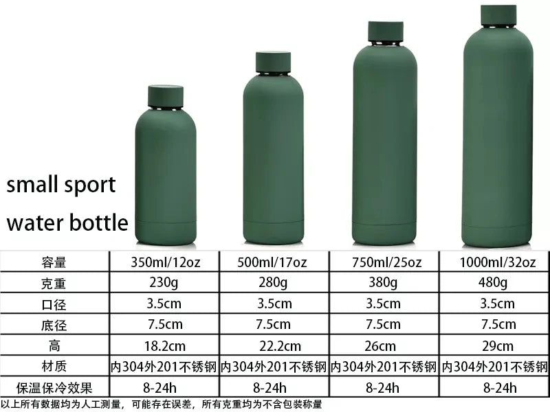 500ml Reusable Stainless Steel Vacuum Bottle – Laser Logo – 5