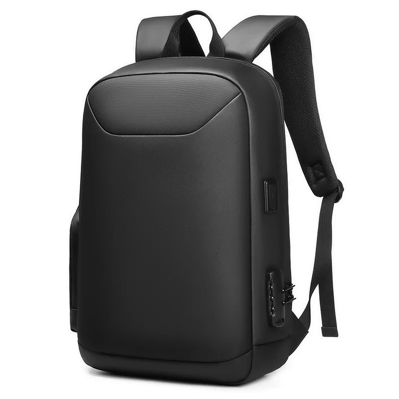 Mingao 1013 Anti-Theft USB Waterproof Laptop Backpack - Black (No Logo)