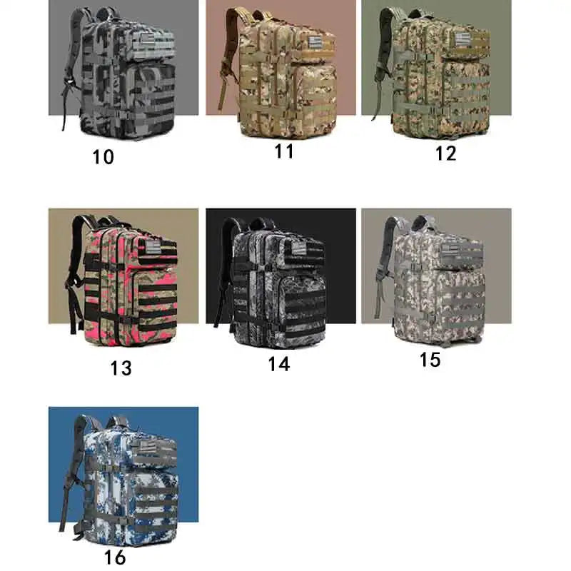 Hong BM-24M683 45L Waterproof Camouflage Tactical Backpack