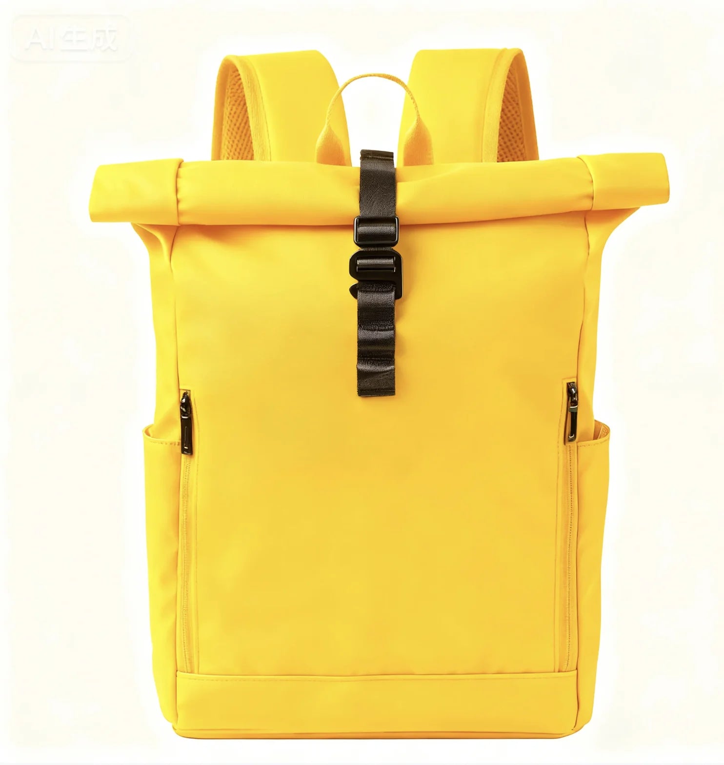 Backper Merope Roll-Top City Backpack — Yellow
