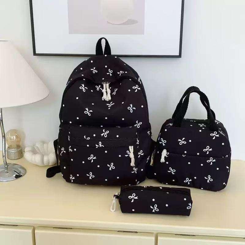 3-Piece Set College Student Backpack - Sycorax SJ8521SCH - Senjia wholesale backpack detail