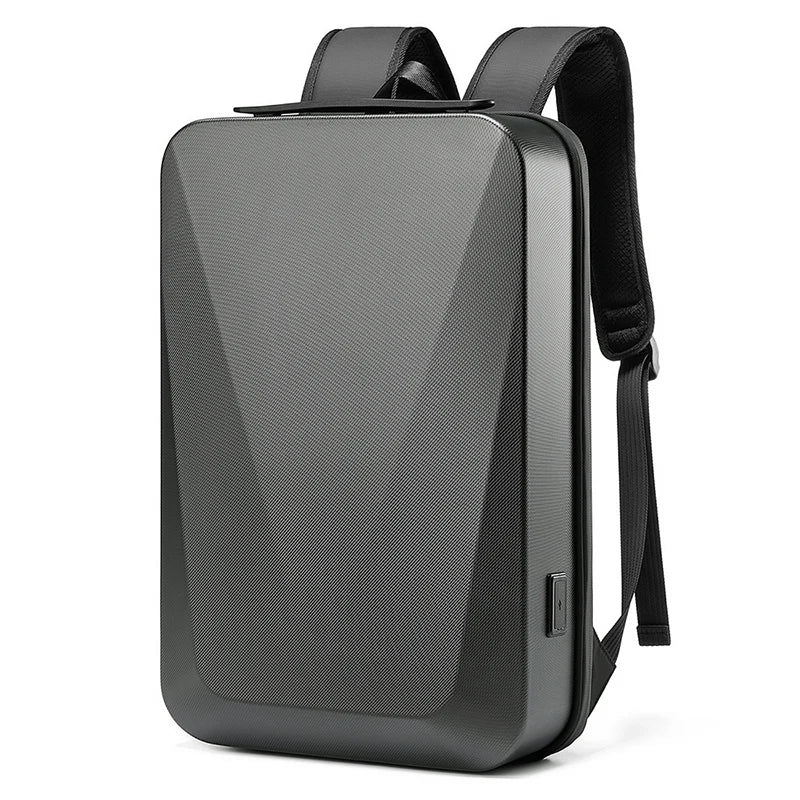 Mingao 1059 Korean Anti-Theft USB Laptop Backpack - Black-Grey