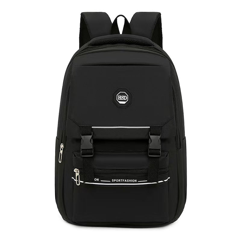 Kindergarten & Elementary Waterproof Backpack - Black - Foxglove SJ8386SCH Senjia