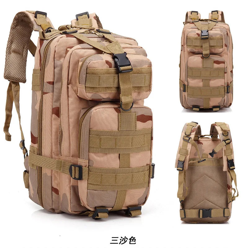 Hong BM-24M751 25L Waterproof Tactical Laptop Backpack - Desert