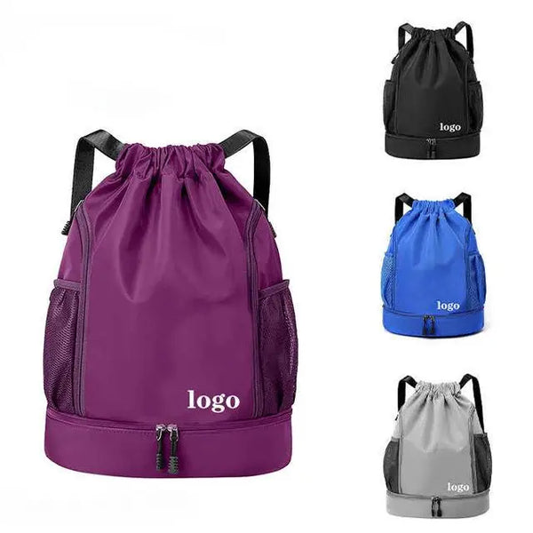 Backper Vega Drawstring Gym Bag — front view