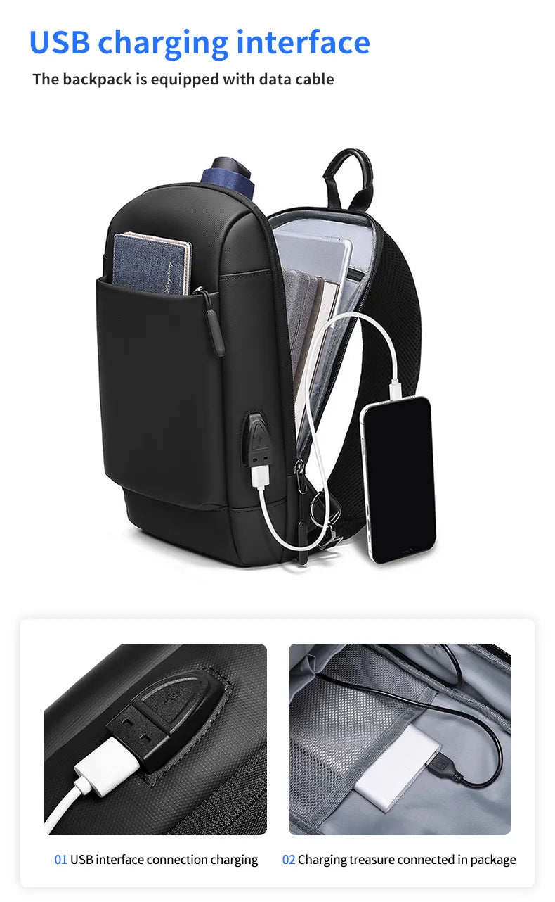 Mingao 115 Waterproof Crossbody Sling Bag - detail 5