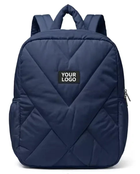 Backper Libra Puffer Backpack — Deep Blue