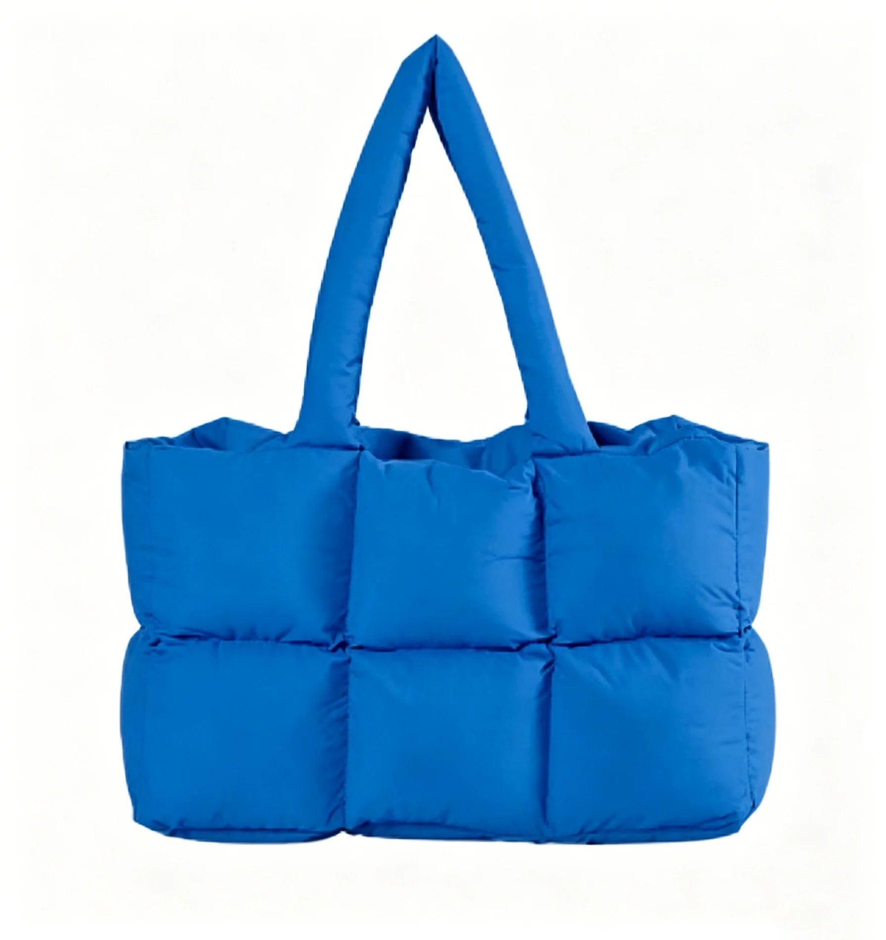 Backper Pollux Quilted Cloud Tote — Dark Blue