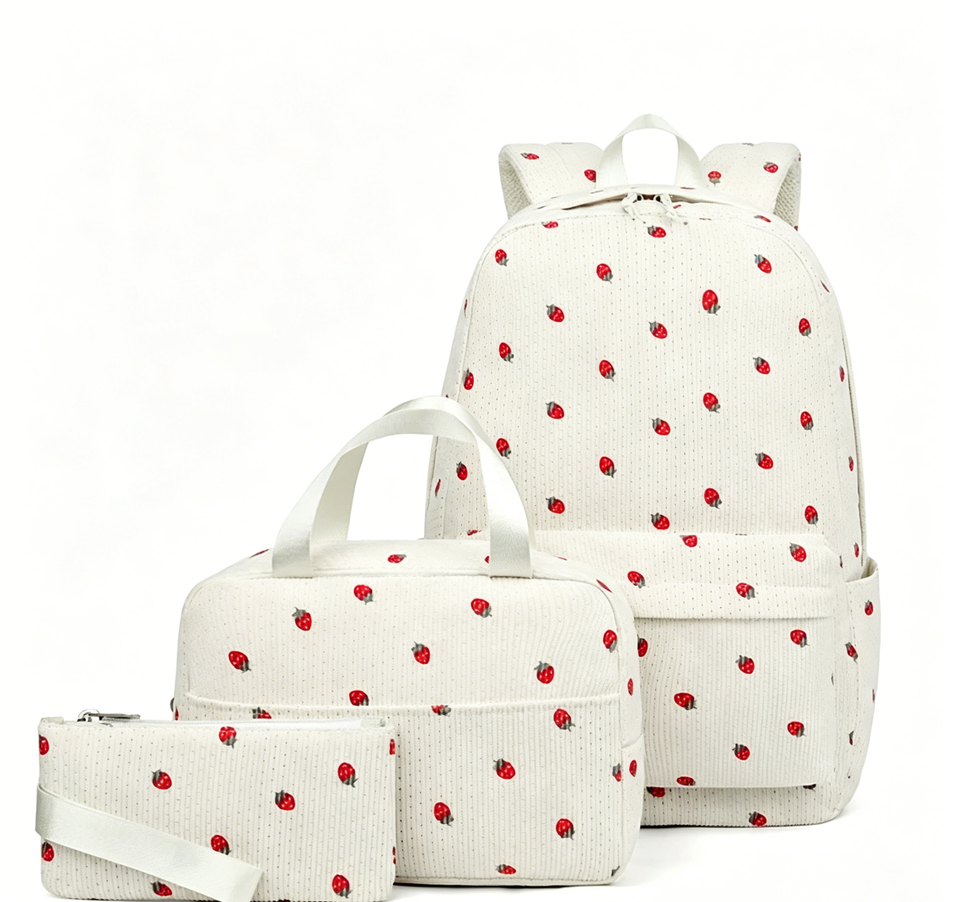 Zircon SJ8502SCH corduroy backpack colors