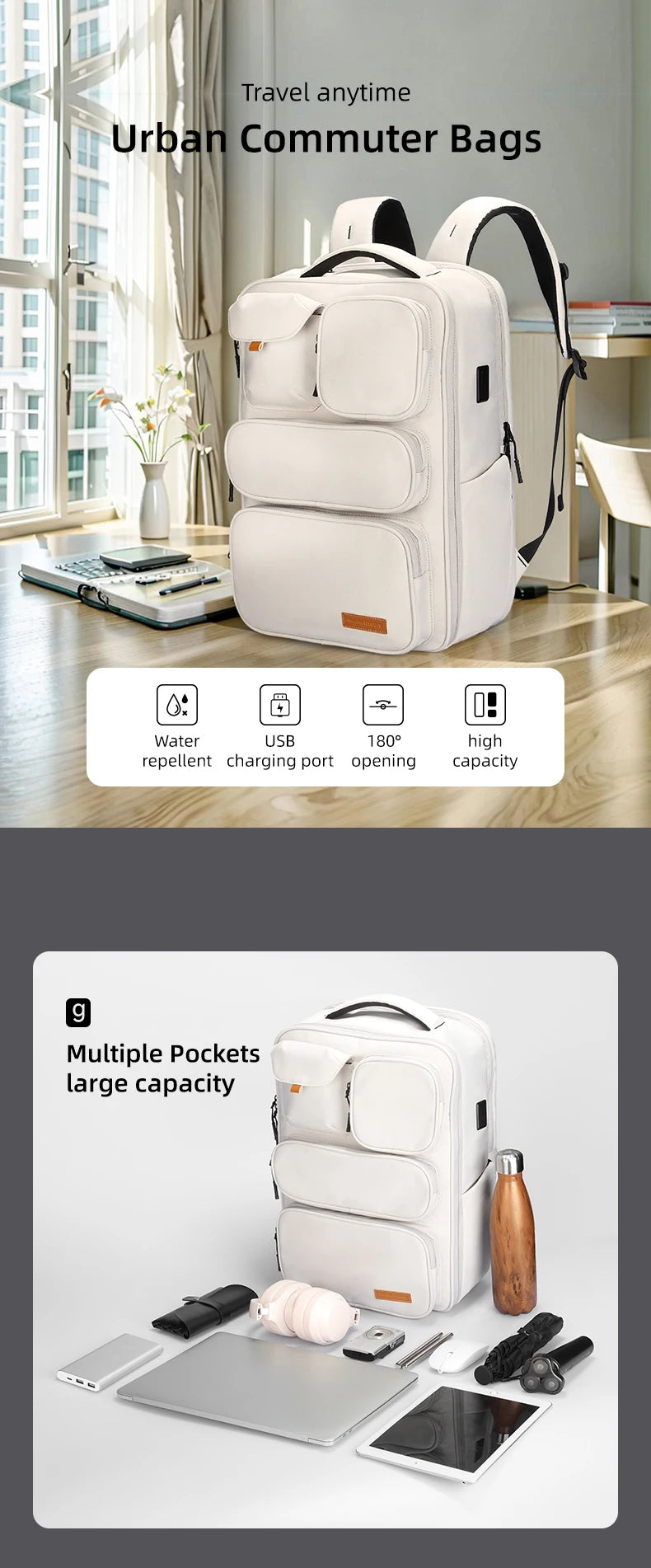 Mark Ryden Pisces MR-9004 Travel Oxford Backpack