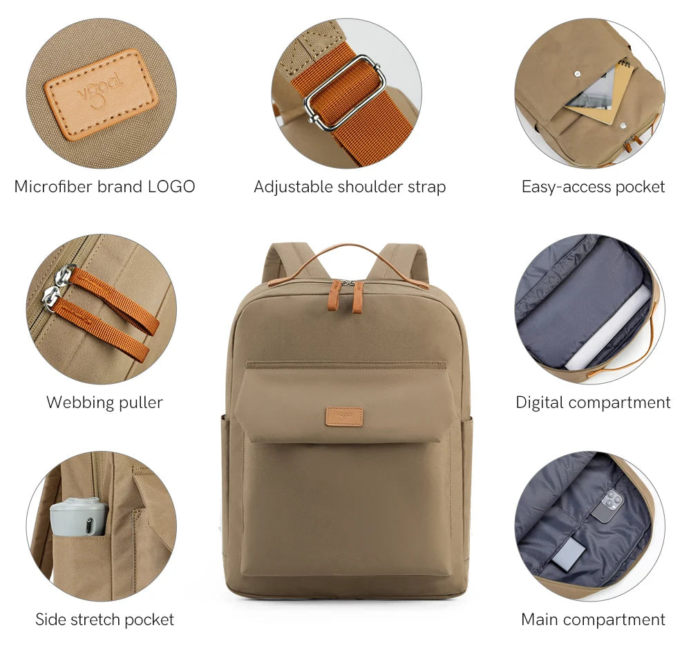 Kingsons K10057W RPET Recycled School Backpack