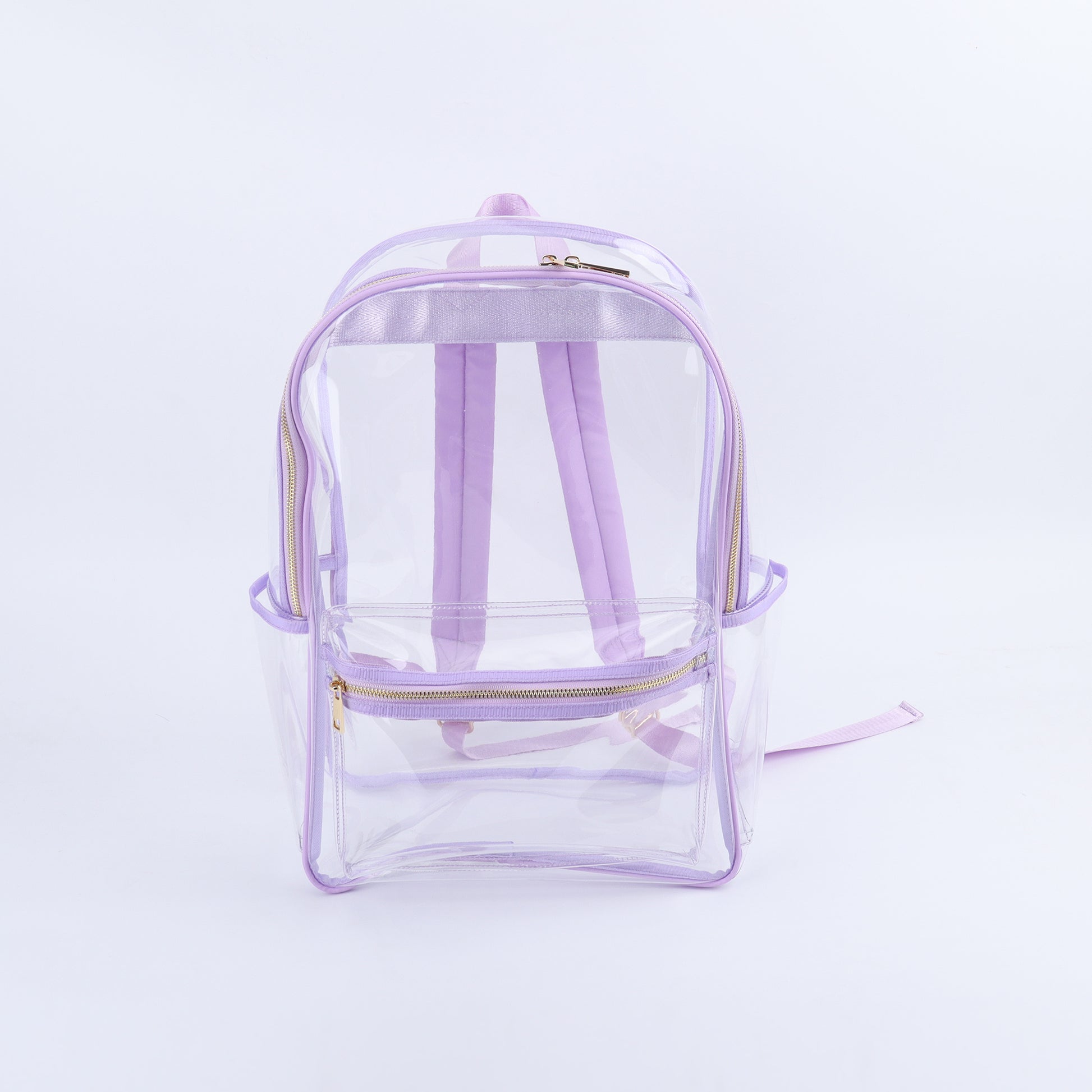 Backper Perseus Clear PVC Stadium & School Backpack — Lilac