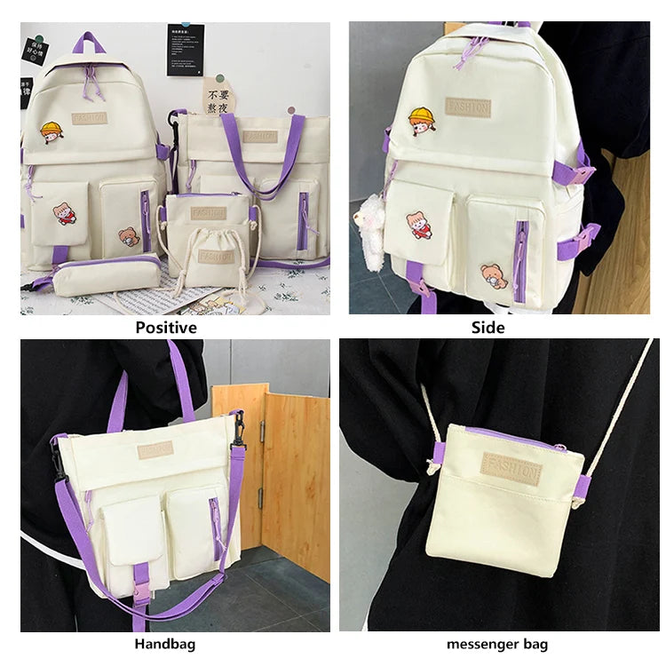 Keman KMAyy2372 Cartoon Kids Waterproof School Backpack
