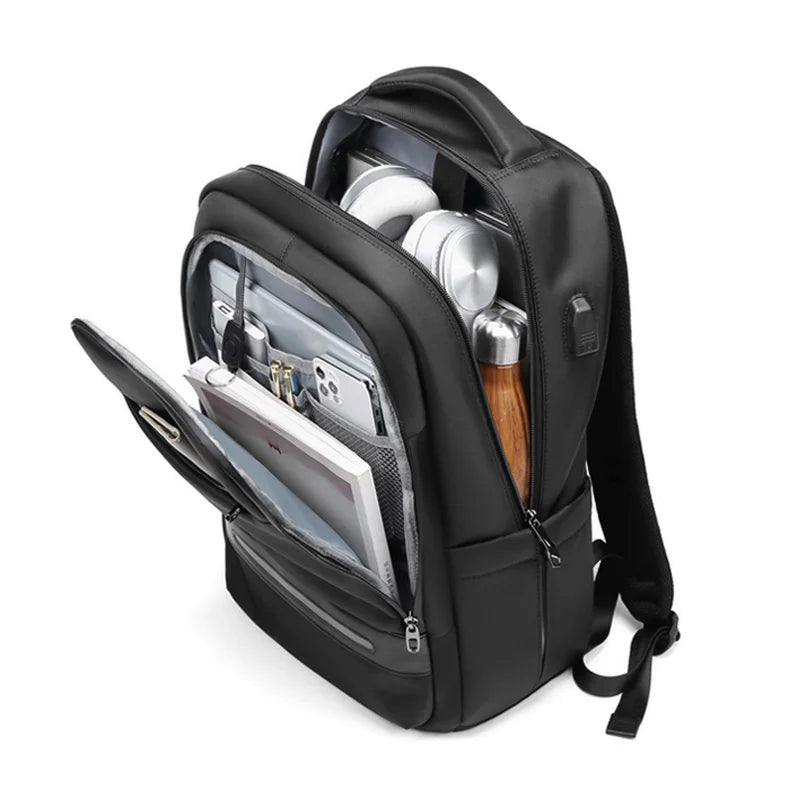 Mingao 1083 USB Anti-Theft Waterproof Travel Laptop Backpack