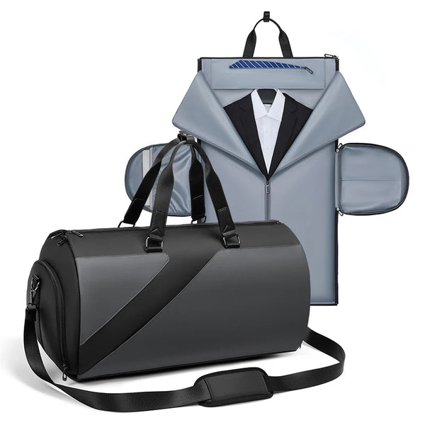 Mingao 233019 Large Capacity Waterproof Oxford Gym Duffle Bag - front view