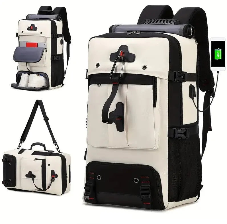 Skoll travel backpack shoe compartment